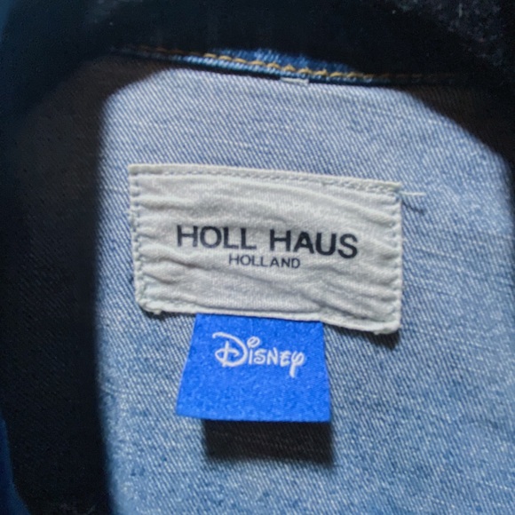 Mickey Mouse Denim Vest - Size L - Picture 2 of 2